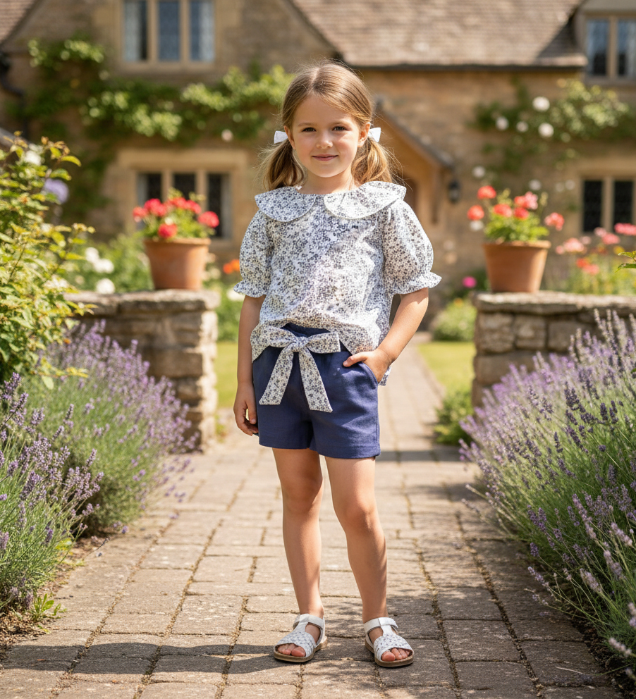 Conjunto Short Camisa Floral