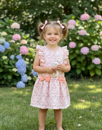 Vestido Naranja Flores