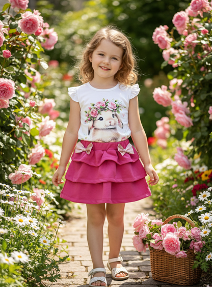 Conjunto Falda Rabbit Flowers