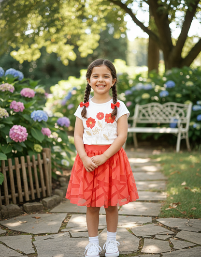 Conjunto Falda Flowers