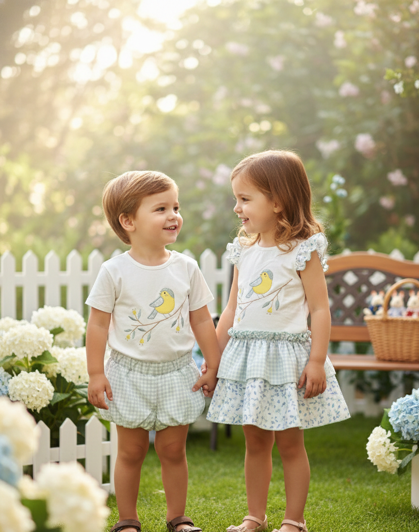 Conjunto Niño Vuelos De Primavera