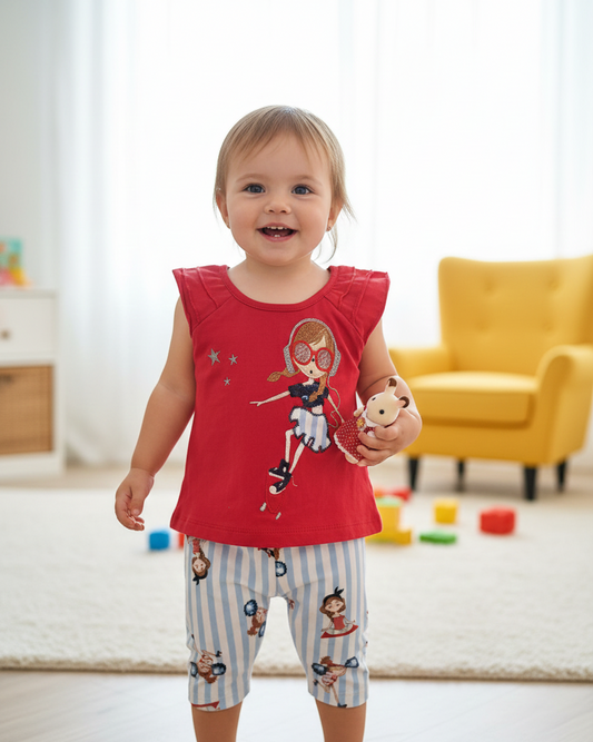 Conjunto Niña Leggins Dancing