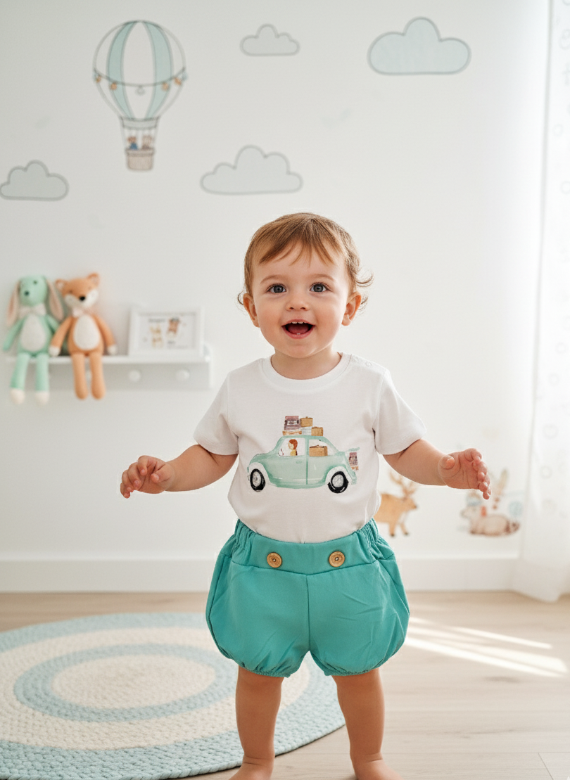 Conjunto Niño Coche