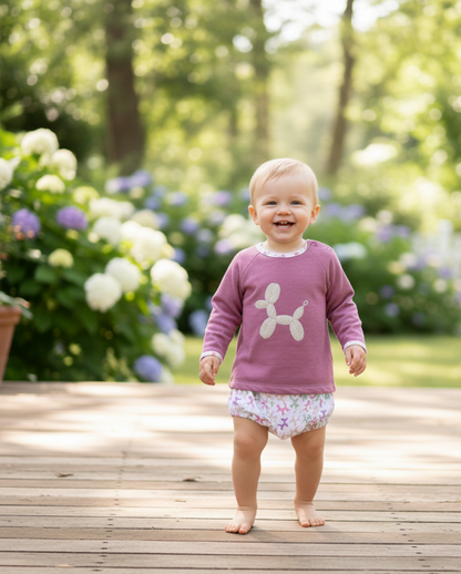 Conjunto Pololo Niño Perrito Globo