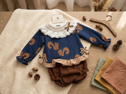 Conjunto Braguita Ardillas