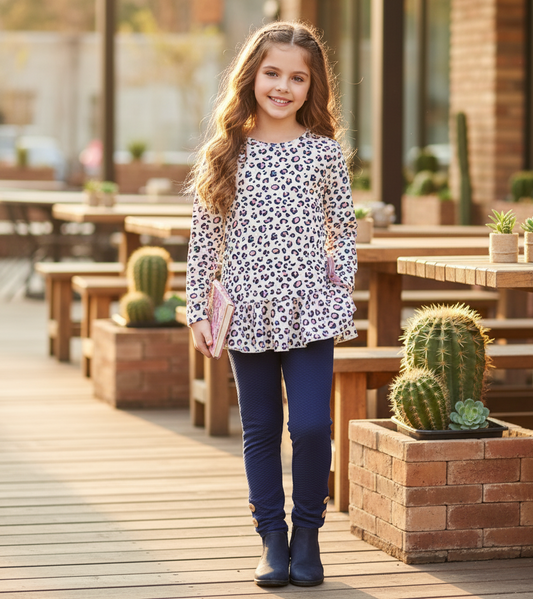 Leggins Leopardo Terciopelo