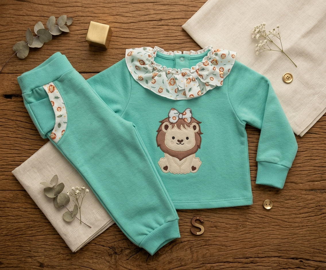 Conjunto Niña Leoncito Tel