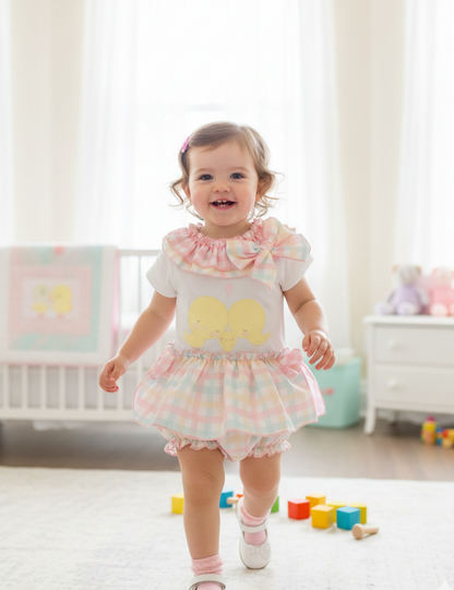 Conjunto Niña Familia Pollitos
