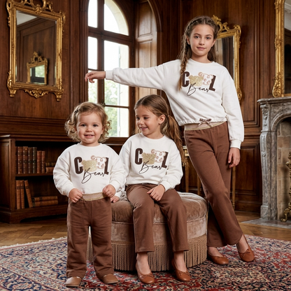Conjunto Sudadera y Pantalón Niña Cool Bear | Chicco | Sonajereo Kids