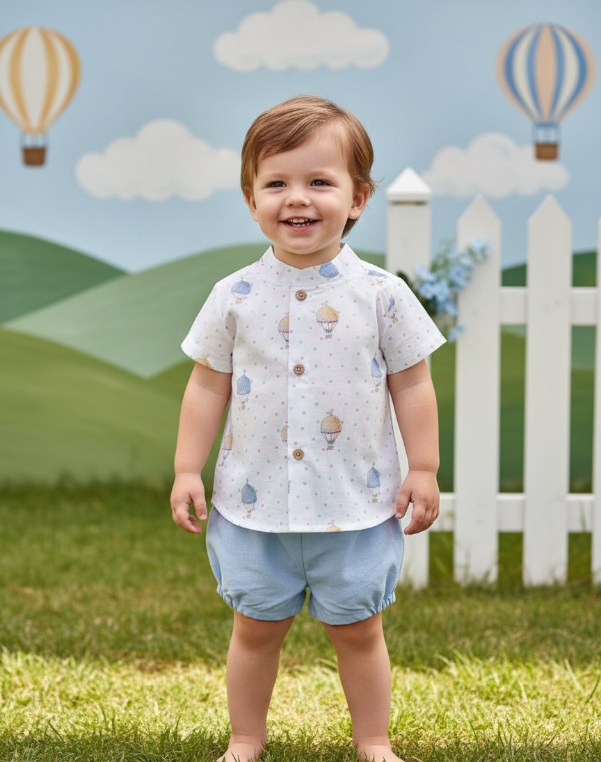 Conjunto Niño Ballon Blue