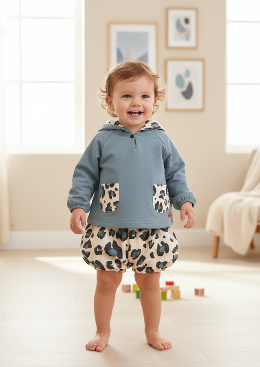 Conjunto Sudadera Niño Animal Print Cocote