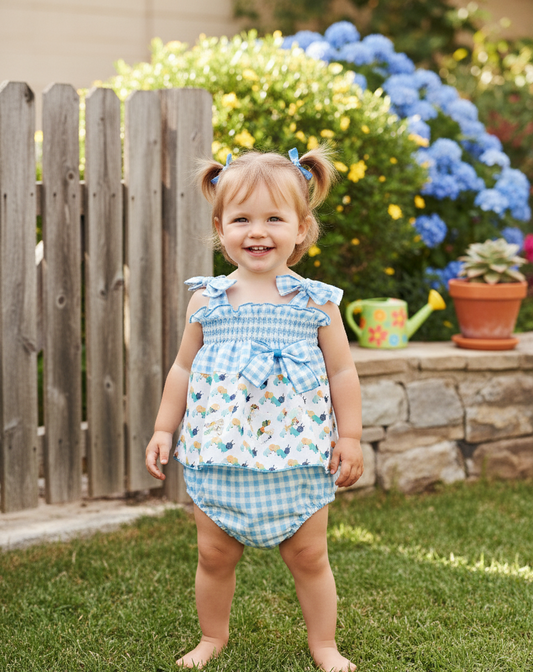 Vestido Gusano Celeste