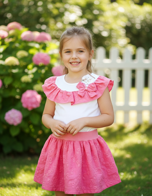 Conjunto Volante Tira Bordada