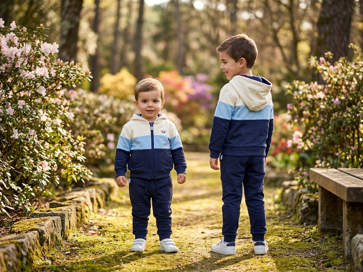 Conjunto Deportivo Niño Spagnolo Tricolor | Sonajero Kids
