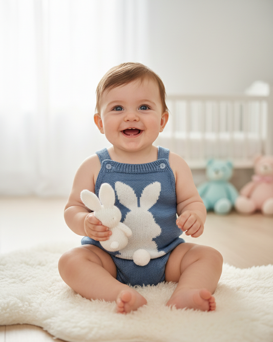 Peto Hilo Conejito Azulín