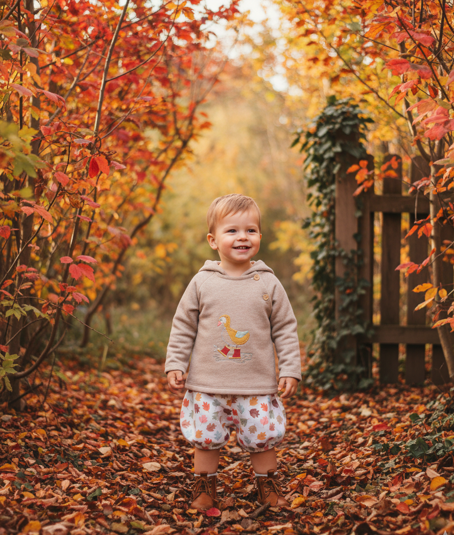 Conjunto Niño Pato Botitas