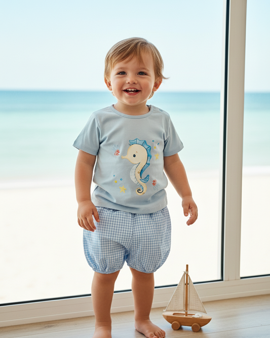 Conjunto Niño Caballito Mar