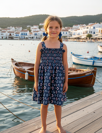 Vestido niña Timones Marineros