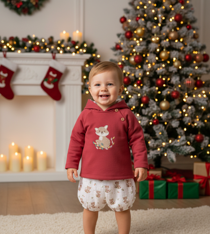 Conjunto Capucha Niño Fox