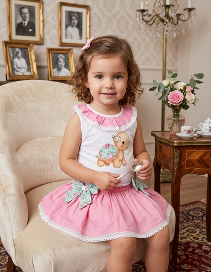 Conjunto Tortuga Floral