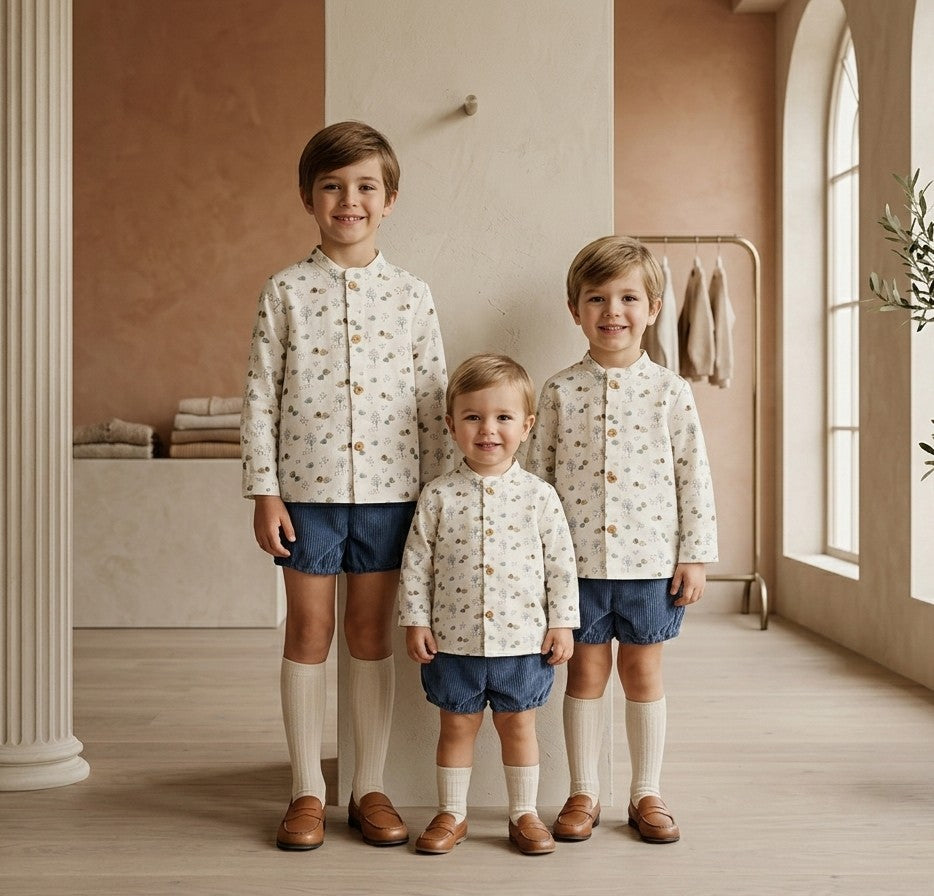 Conjunto de Vestir Infantil con Pana y Algodón | Sonajero Kids