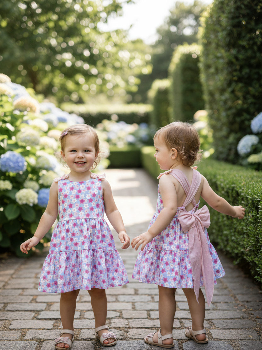 Vestido Tirantes Cruzados Plumeti