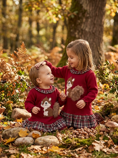 Vestido Punto Ardilla | Sonajero Kids