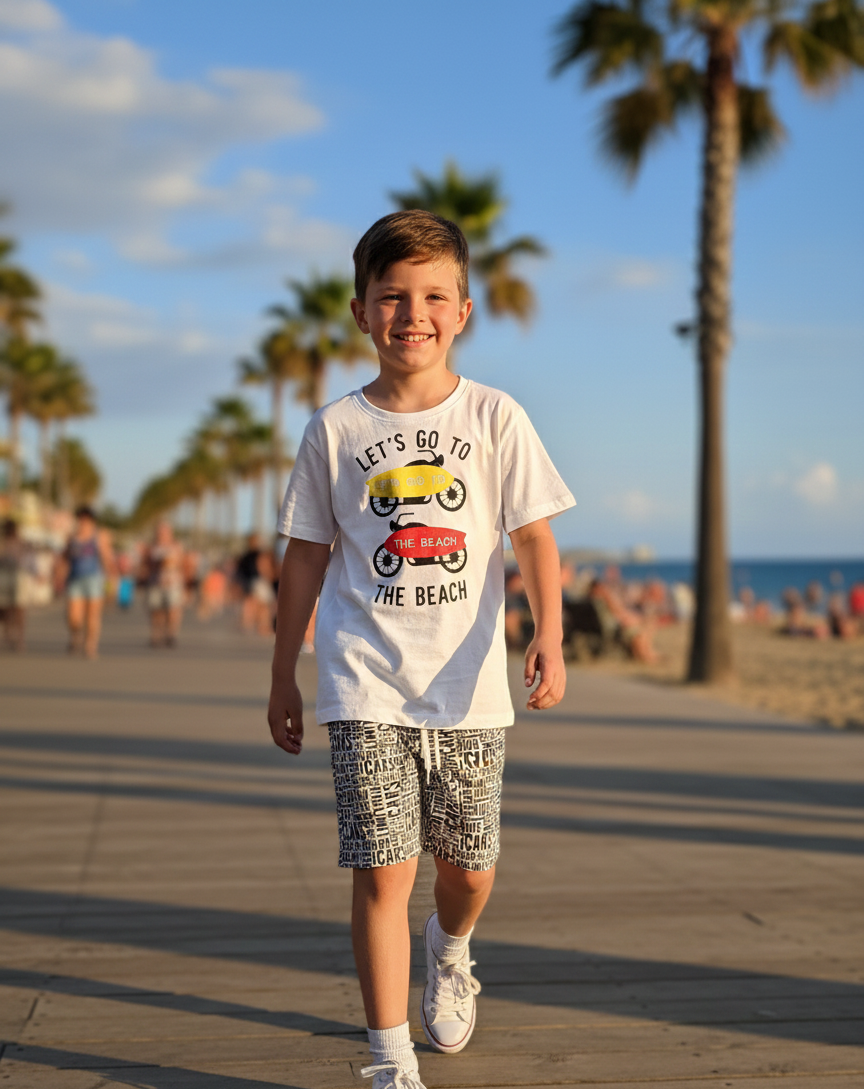 Conjunto Niño Motos