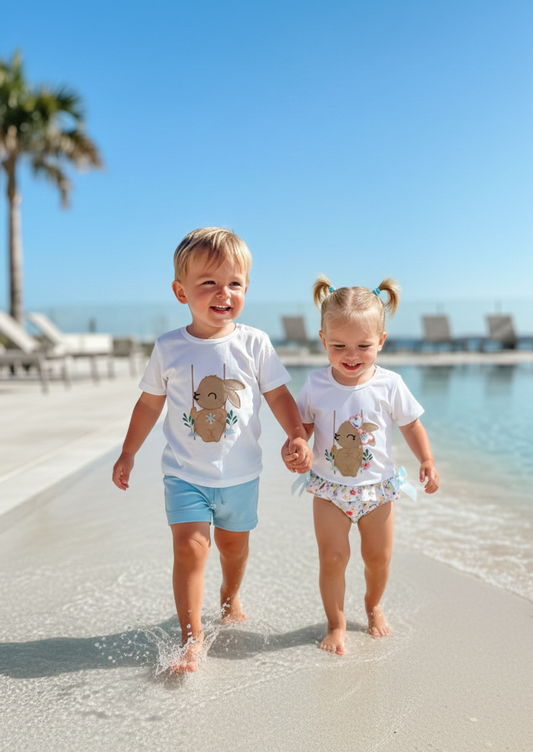 Conjunto Niño Baño Conejo