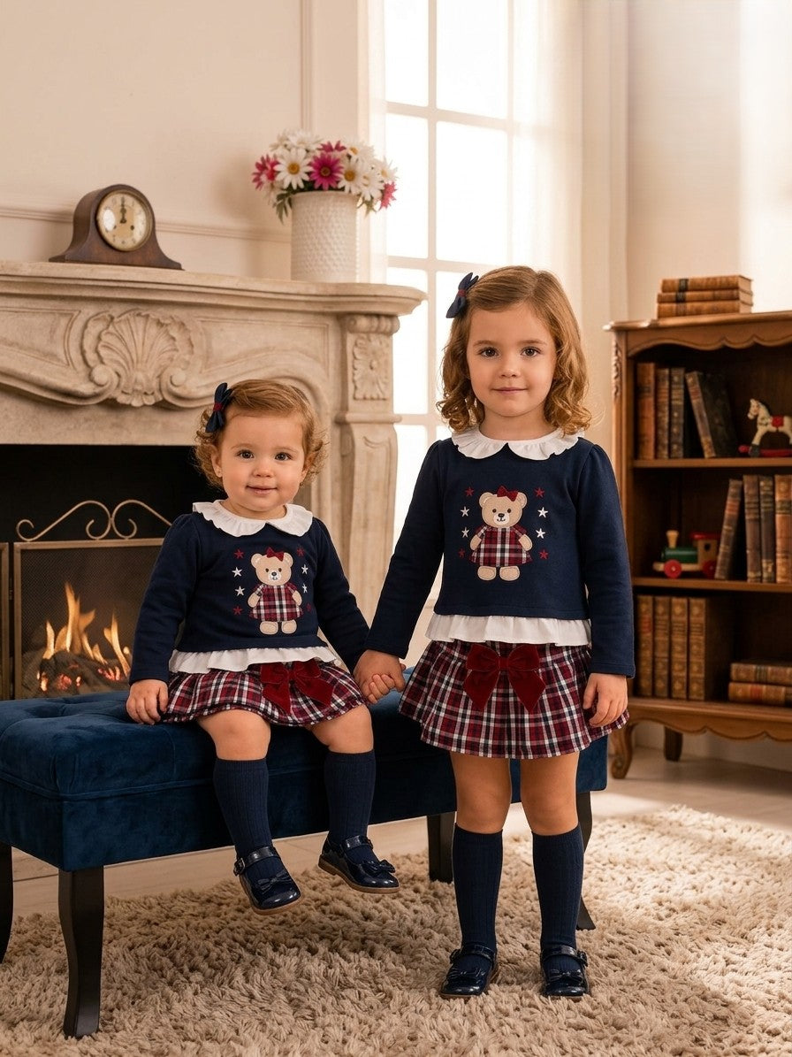 Conjunto Infantil Osito Estrellas | Ropa de Bebé | Sonajero Kids