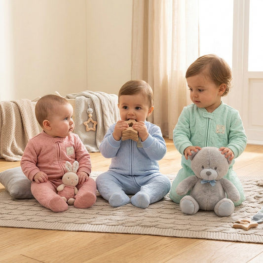 Pelele Bebé de Punto Suave | Ropa de Bebé Online | Sonajero Kids