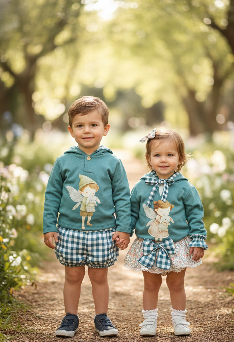 Conjunto Niño Bruma De Otoño