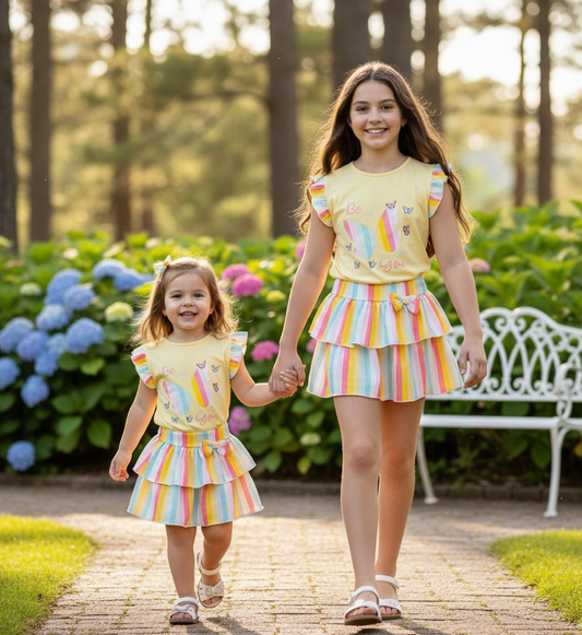 Conjunto Falda Crepe