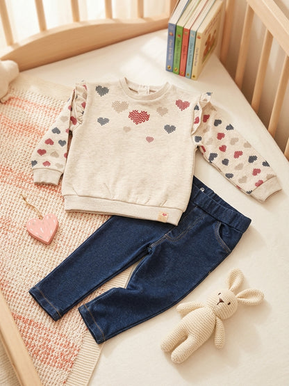 Conjunto Corazones Espiga
