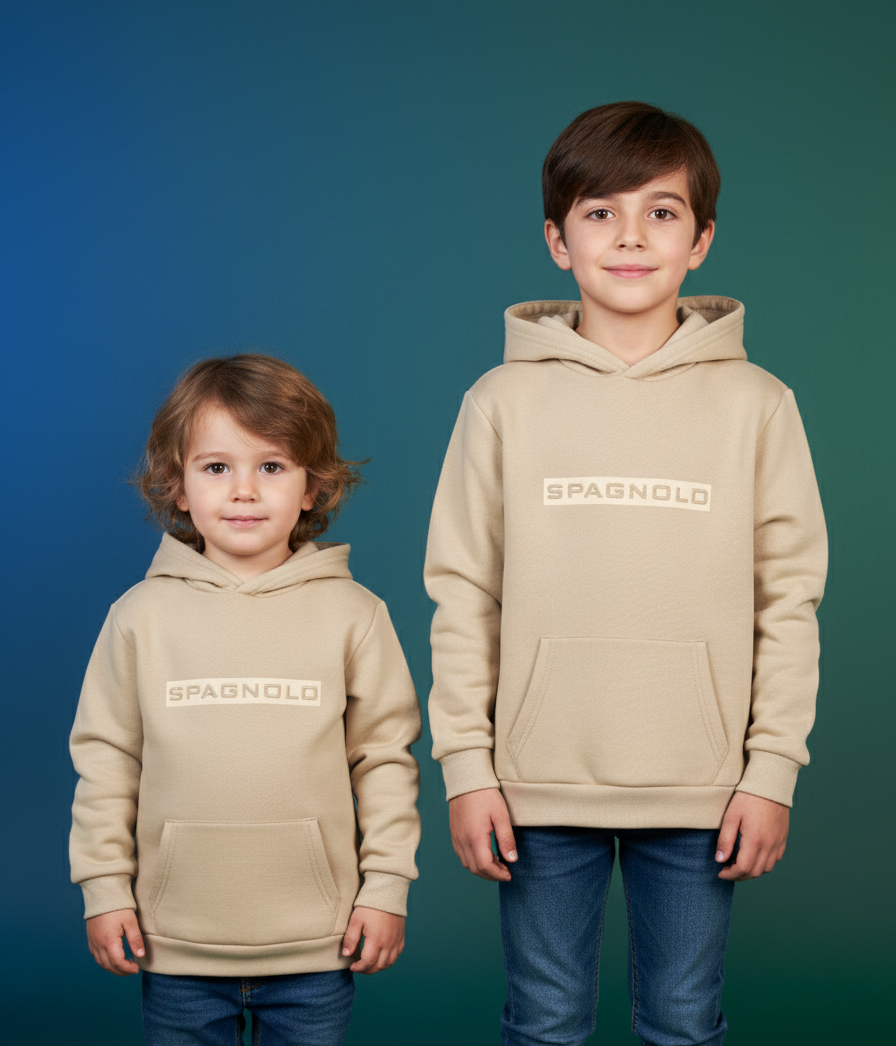 Sudadera Beige Spagnolo