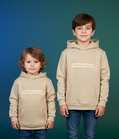 Sudadera Beige Spagnolo