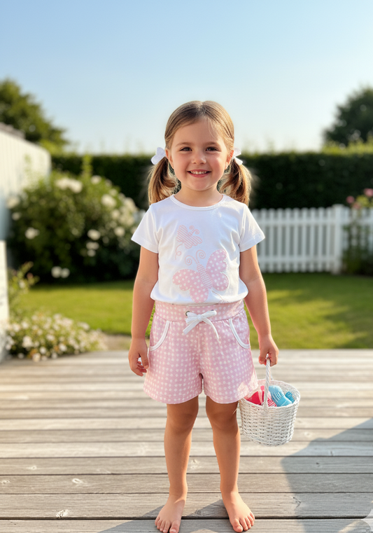 Conjunto Short Dos Mariposas