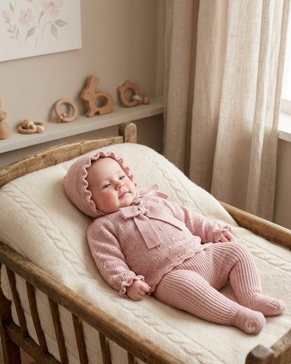 Conjunto 26541 Rosa Empolvado 3 Piezas