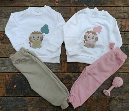 Conjunto Niño Leon Globos