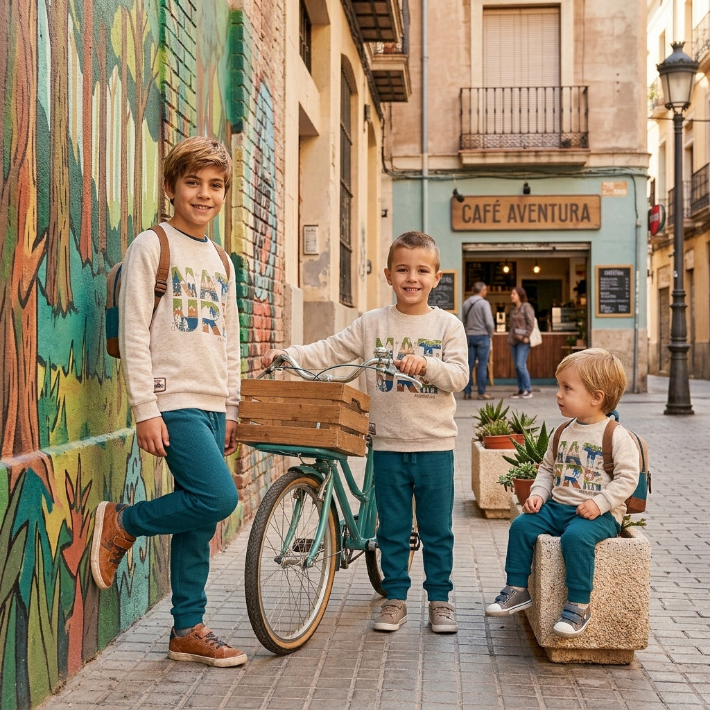 Conjunto Infantil Nature Adventure | Sudadera y Jogger | Sonajero Kids