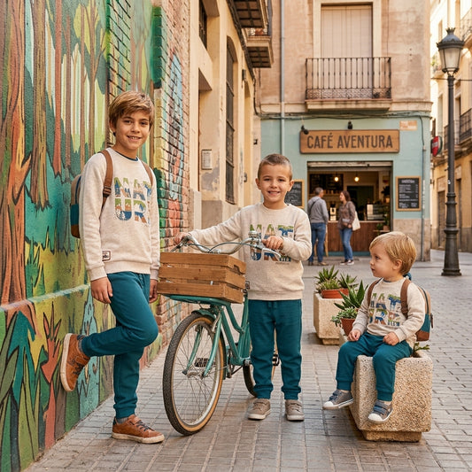 Conjunto Infantil Nature Adventure | Sudadera y Jogger | Sonajero Kids