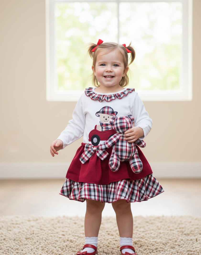 Conjunto Niño Oso Coche