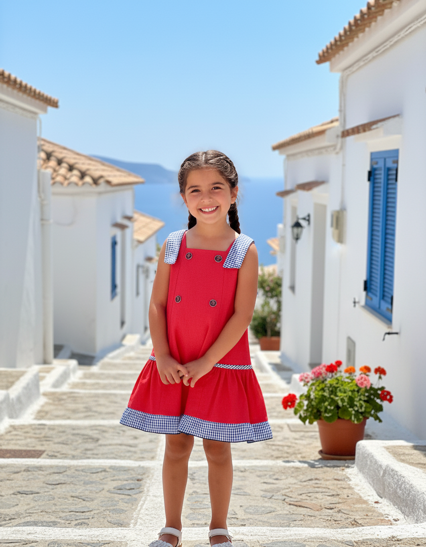 Vestido Simone Beauvoir Rojo