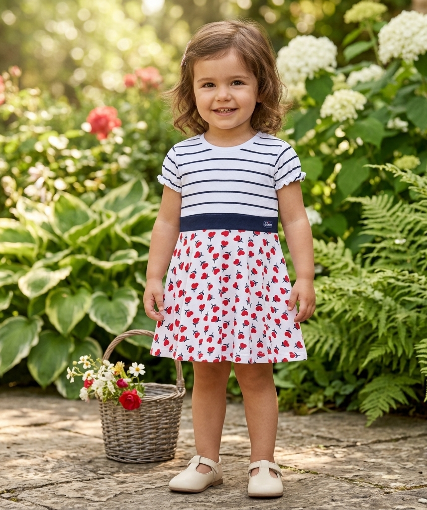 Vestido  Chicco Corazones