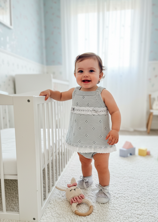 Tirantes con Braguita Gris