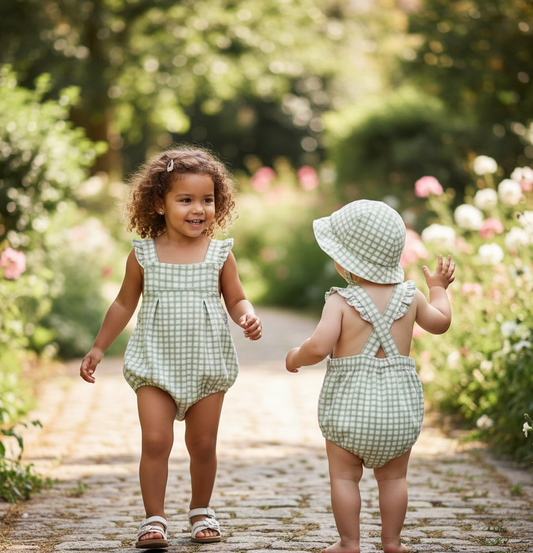 Conjunto Peto Gorro Vichy