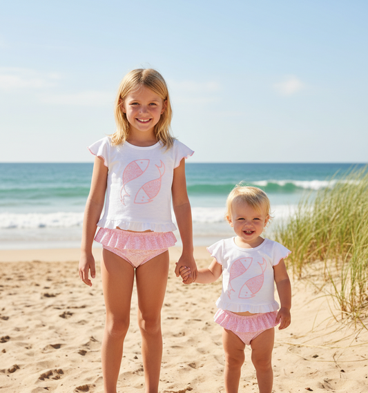 Conjunto Niña Baño Cachemir