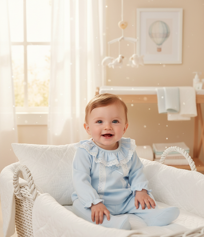 Conjunto Polaina Gregal Celeste