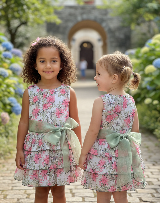 Vestido Ceremonia Tull Plumeti