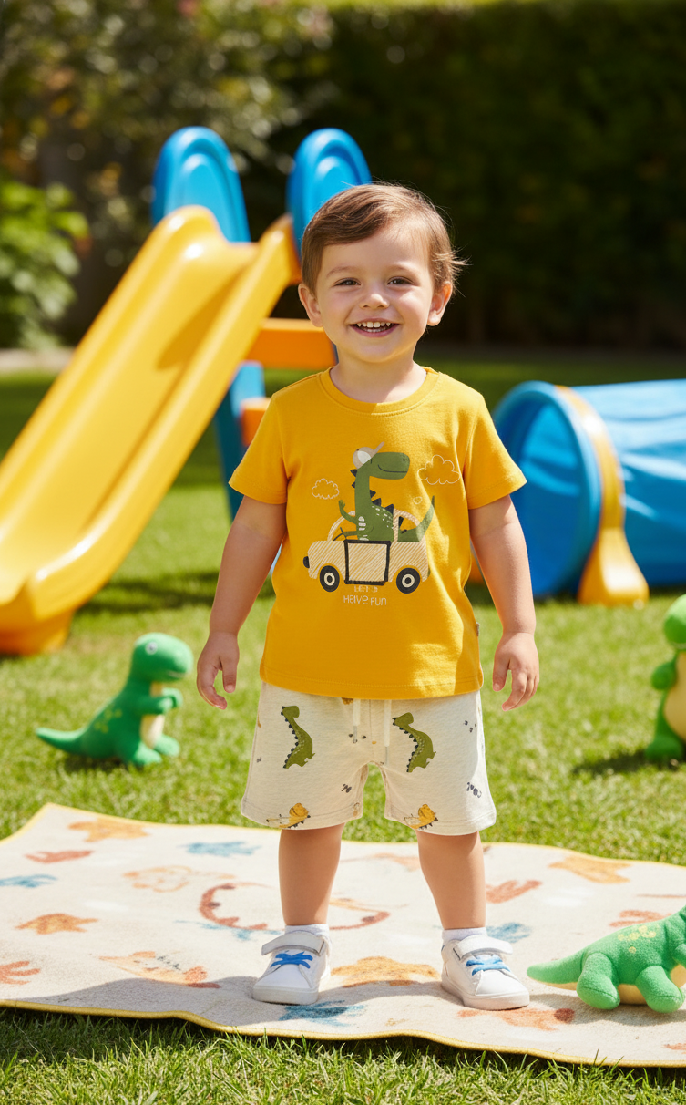 Conjunto Dino Open Car